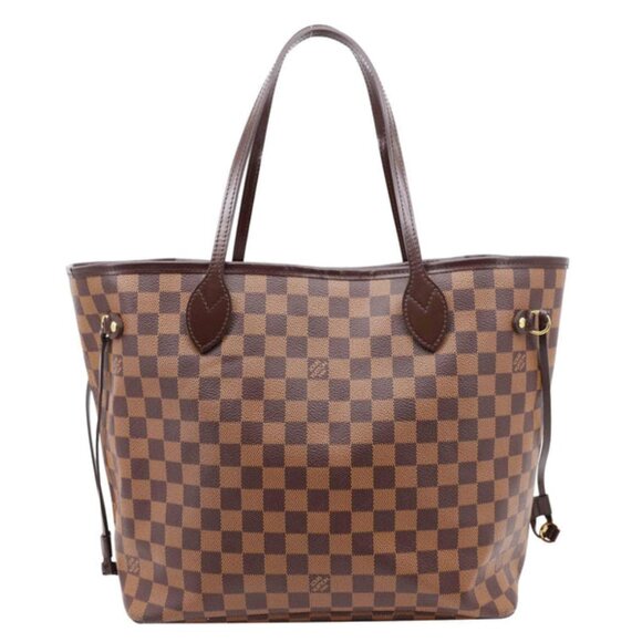 Louis Vuitton  Neverfull MM Damier Ebene Shoulder Bag Brown - Picture 1 of 11